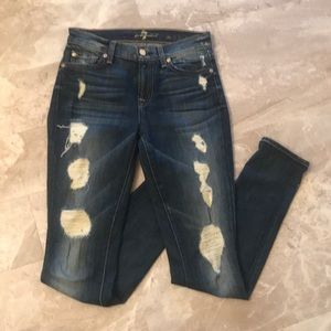 7 for all mankind skinny jeans